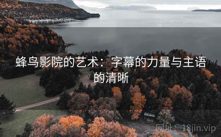 蜂鸟影院的艺术：字幕的力量与主语的清晰