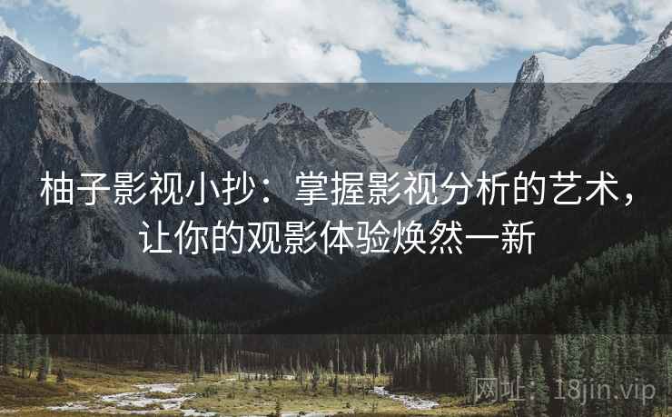 柚子影视小抄：掌握影视分析的艺术，让你的观影体验焕然一新